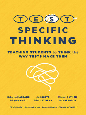cover image of Test-Specific Thinking